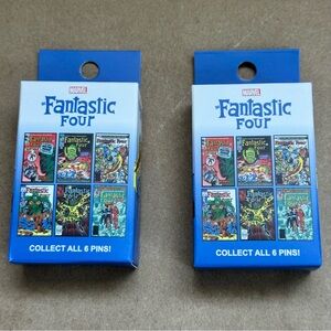 NWT Set of 2 Marvel Fantastic Four Pin Blind Boxes